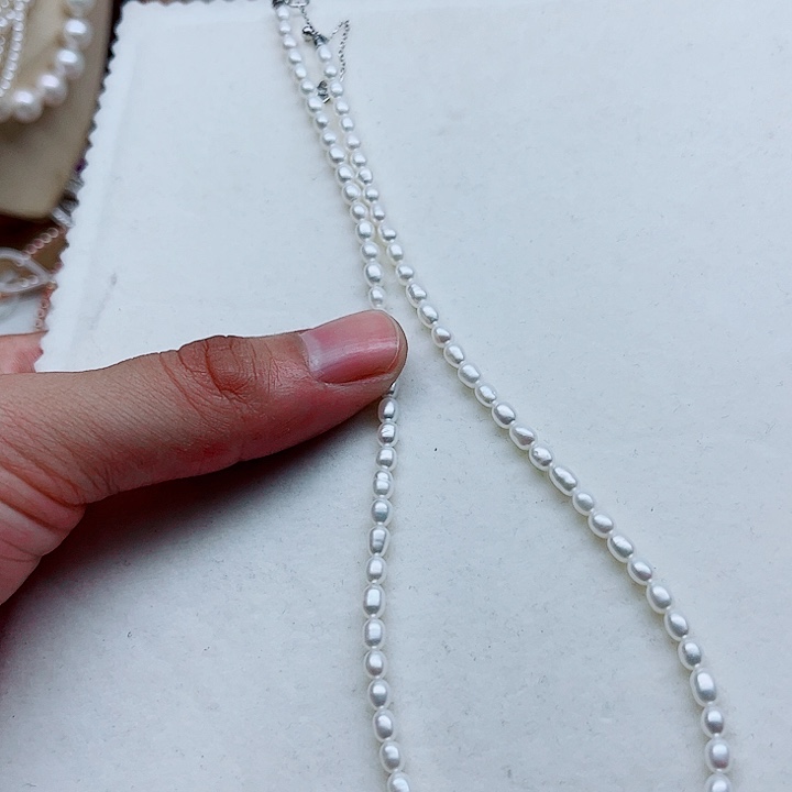 银S925镶嵌淡水珍珠耳饰