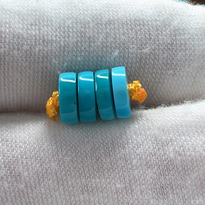 绿松石未镶嵌隔片6.4mm