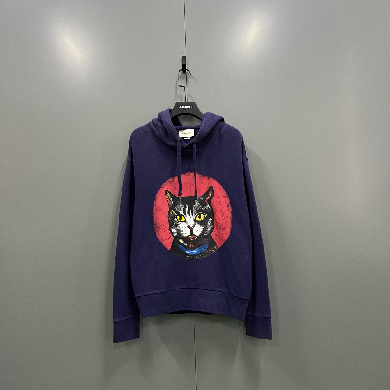 （bb）119 GUCCI 古驰 猫头帽衫 M码/95新/颜料/000189
