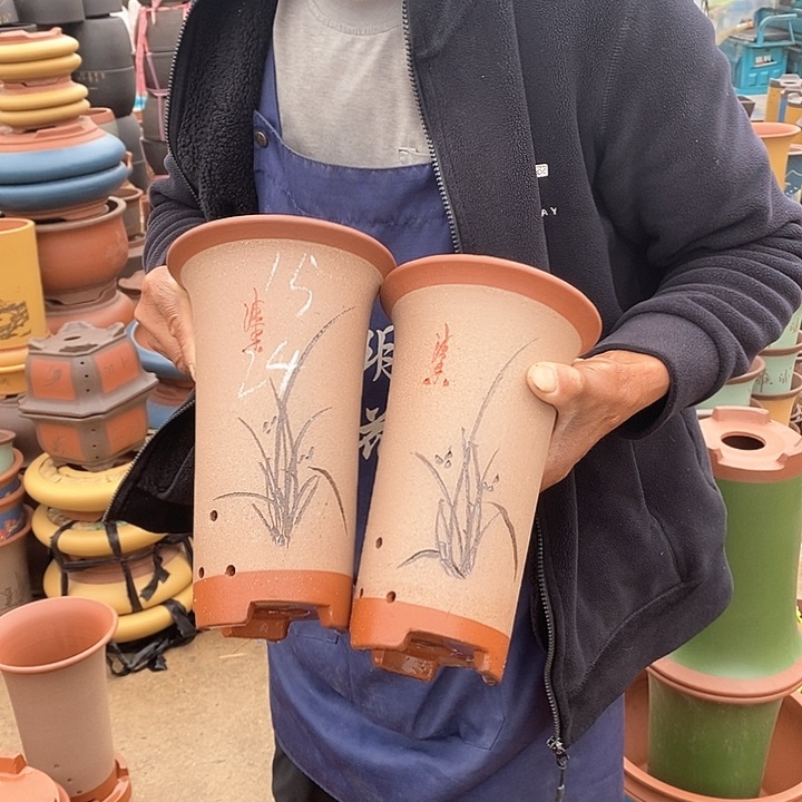 紫砂花盆紫砂花盆