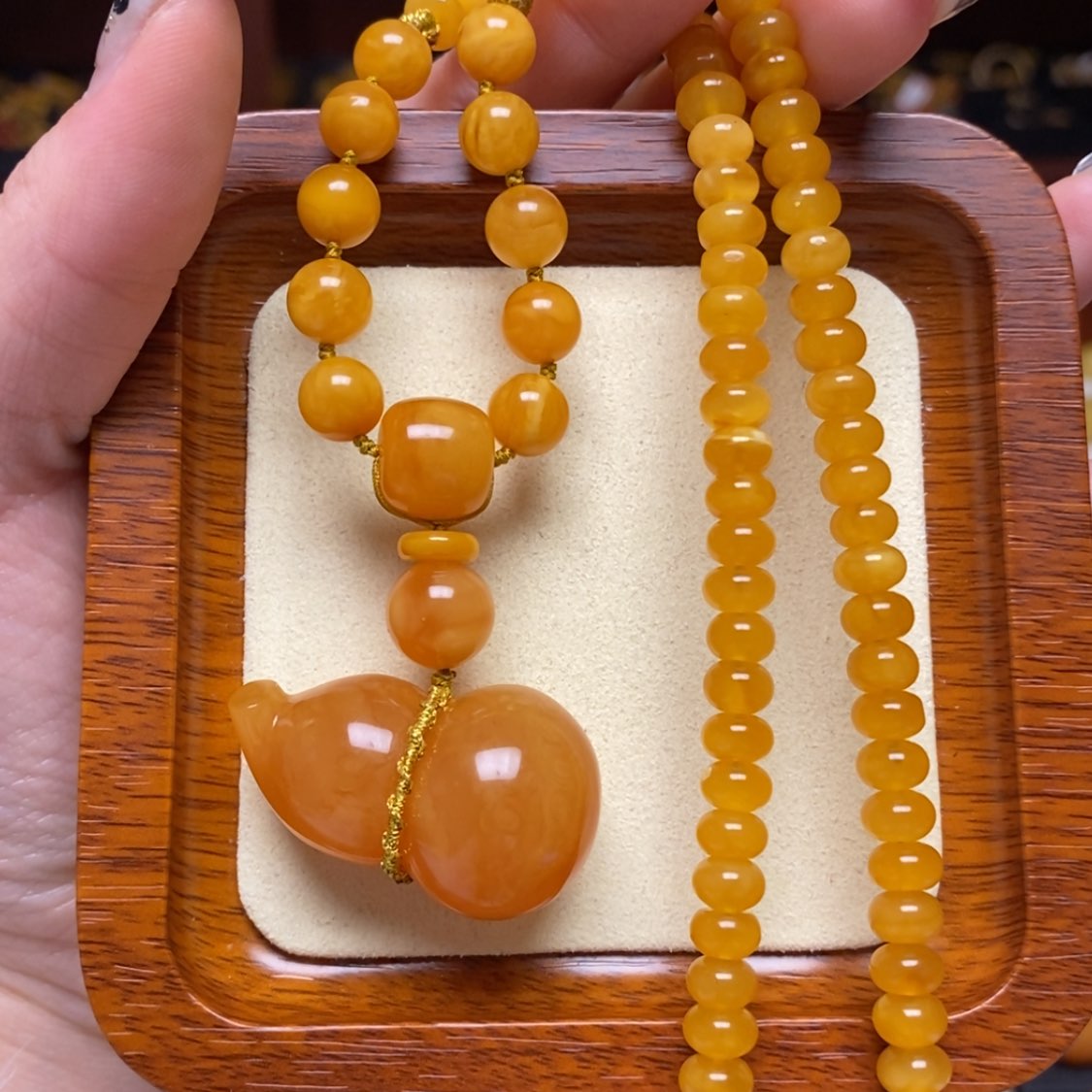 【闪购商品】蜜蜡颈饰未镶嵌项链