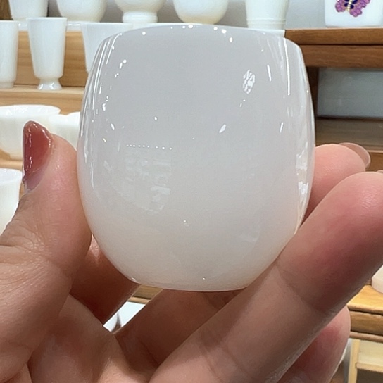杯子璞玉冰种玉瓷