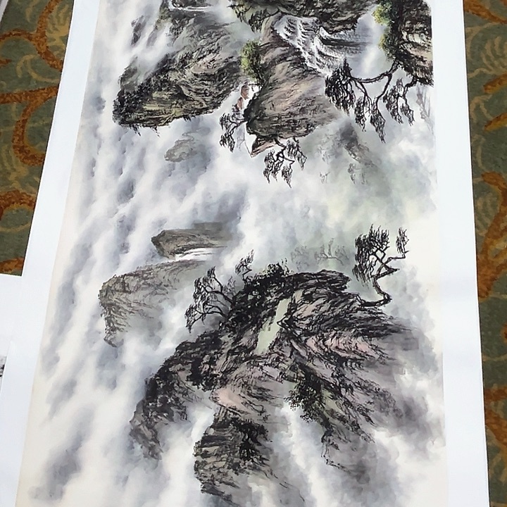 国画菜*四尺整张李成