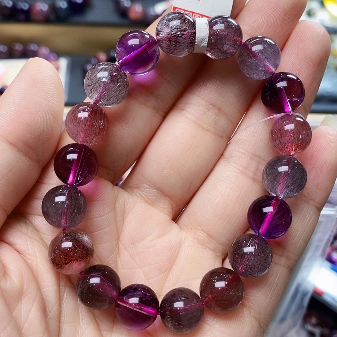 未镶嵌手链水晶10.9超七C7001