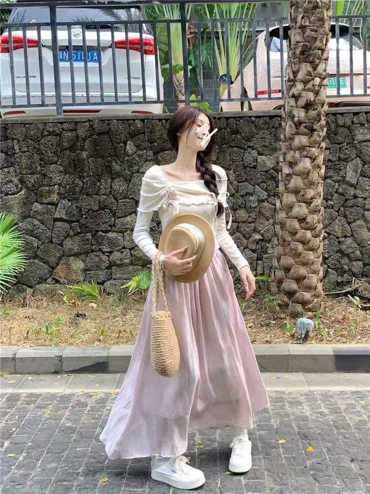 纯御网红千金名媛气质女装连衣裙