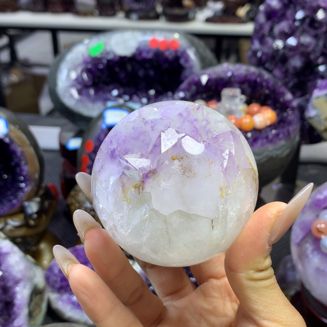 水晶摆件婷未镶嵌