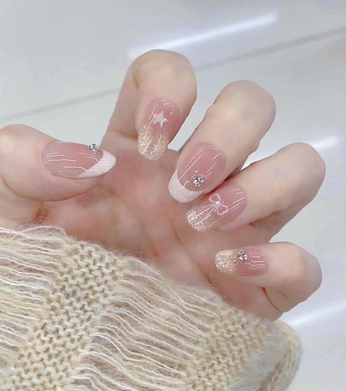 简约纯手工穿戴甲