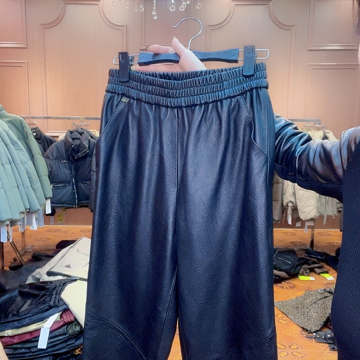 120……130斤皮长裤