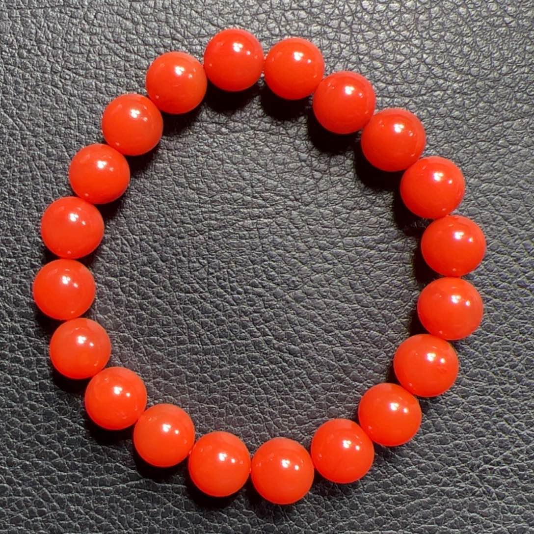 南红玛瑙9+三眼井柿子红单圈未镶嵌初**?