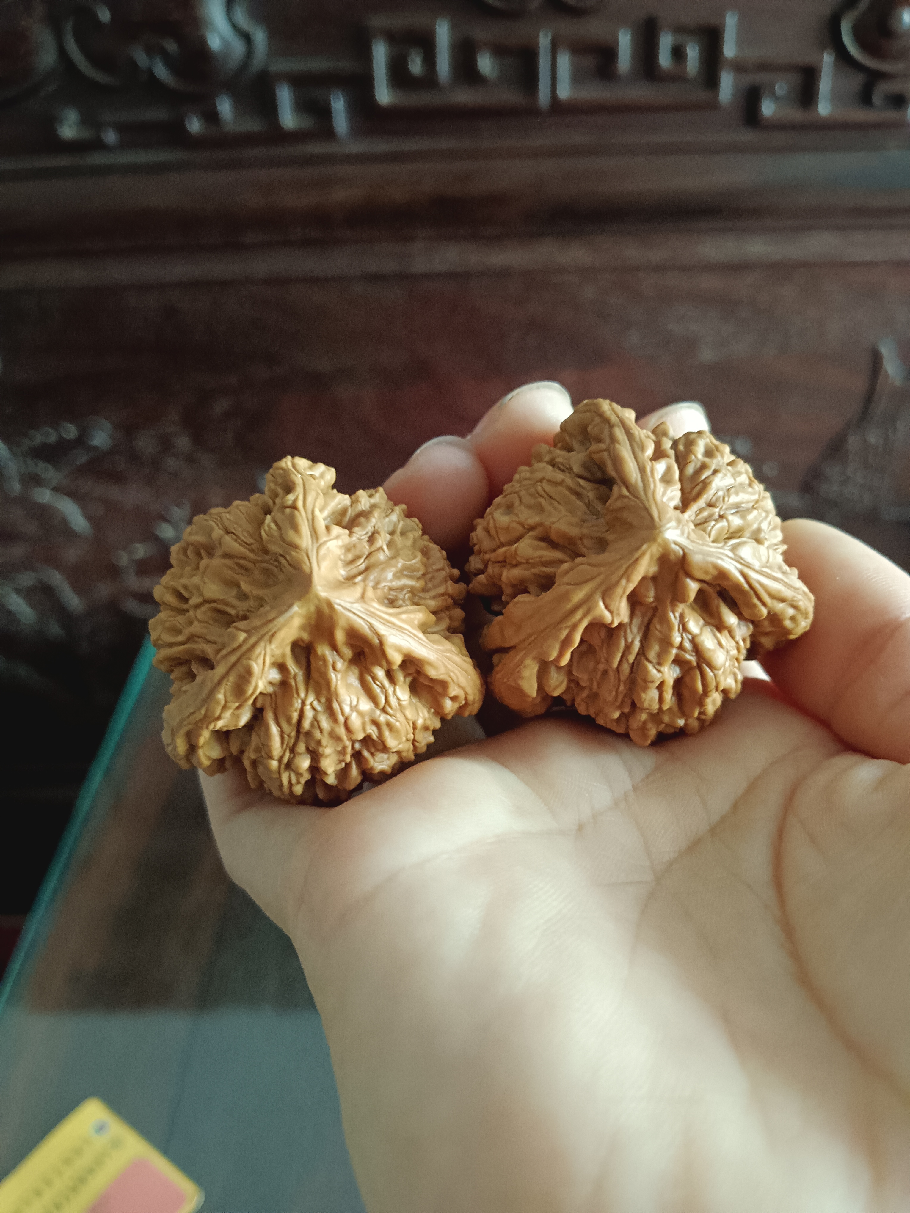 文玩核桃官帽三棱   40尺