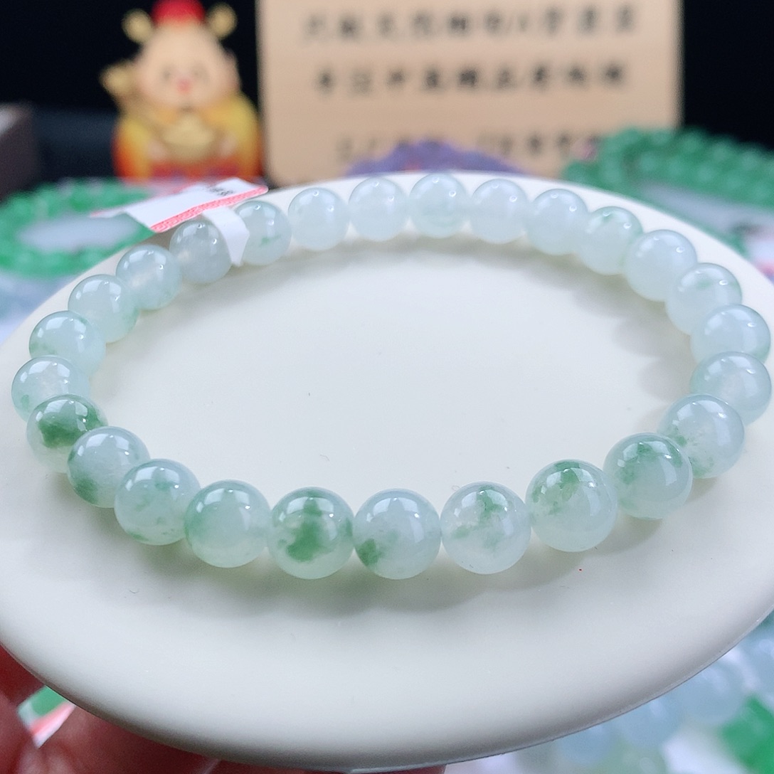 翡翠手链未镶嵌卡7