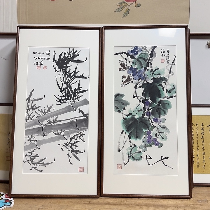 绘画带框9247包邮
