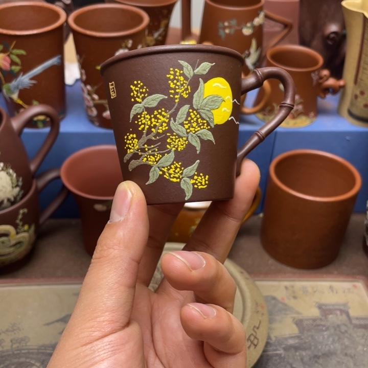 紫砂茶杯紫砂主人杯100cc