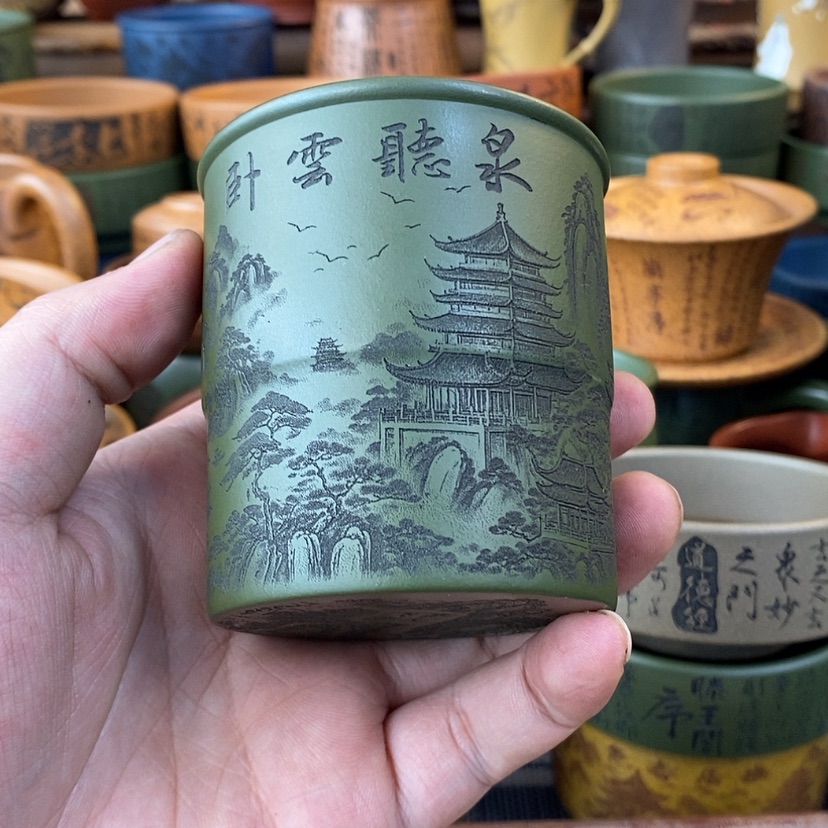 【闪购商品】紫砂杯子宜兴全手工紫砂杯