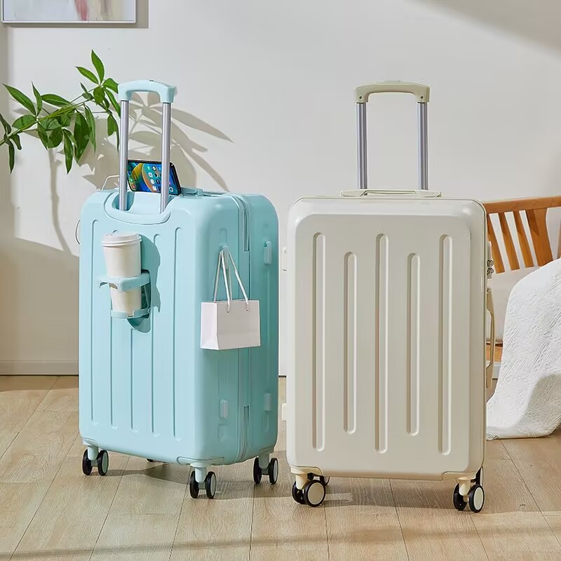 高颜值学生新款手机位旅行箱时尚女士韩版拉杆箱休闲旅行登机箱
