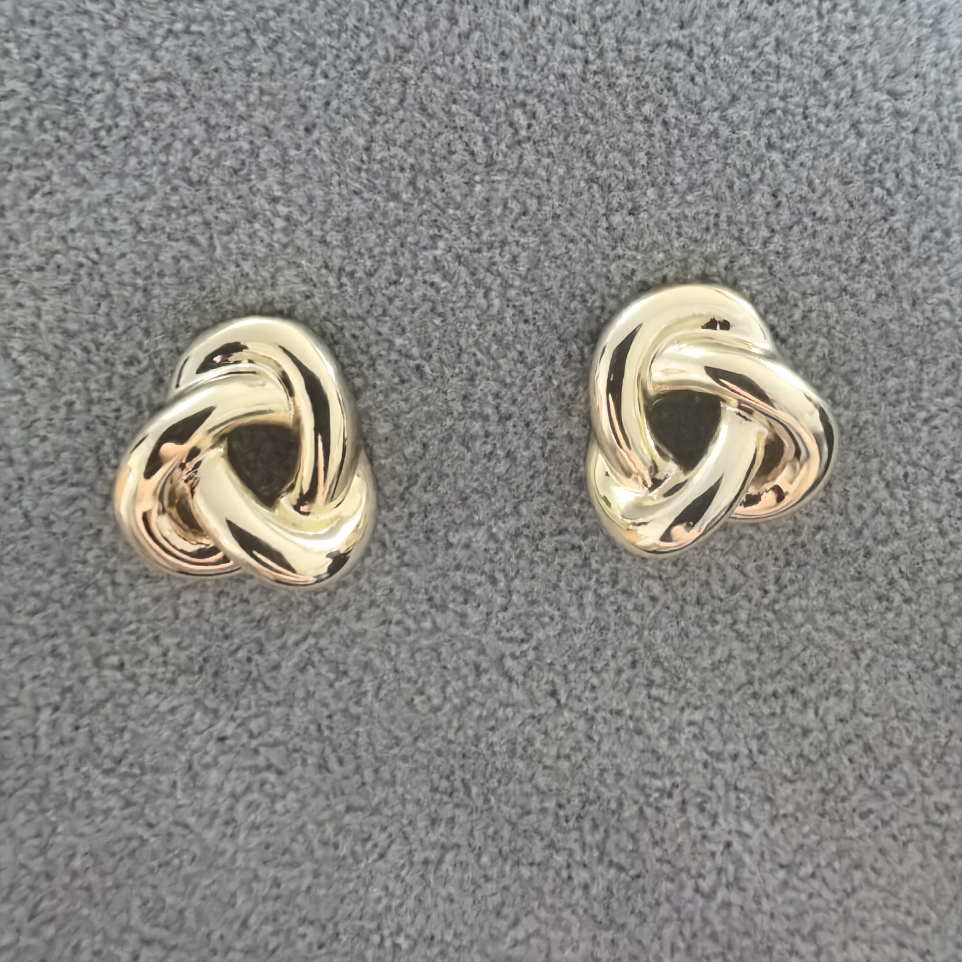 铜合金耳饰 铜合金镀18K金时尚潮流耳钉法式气质百搭简约