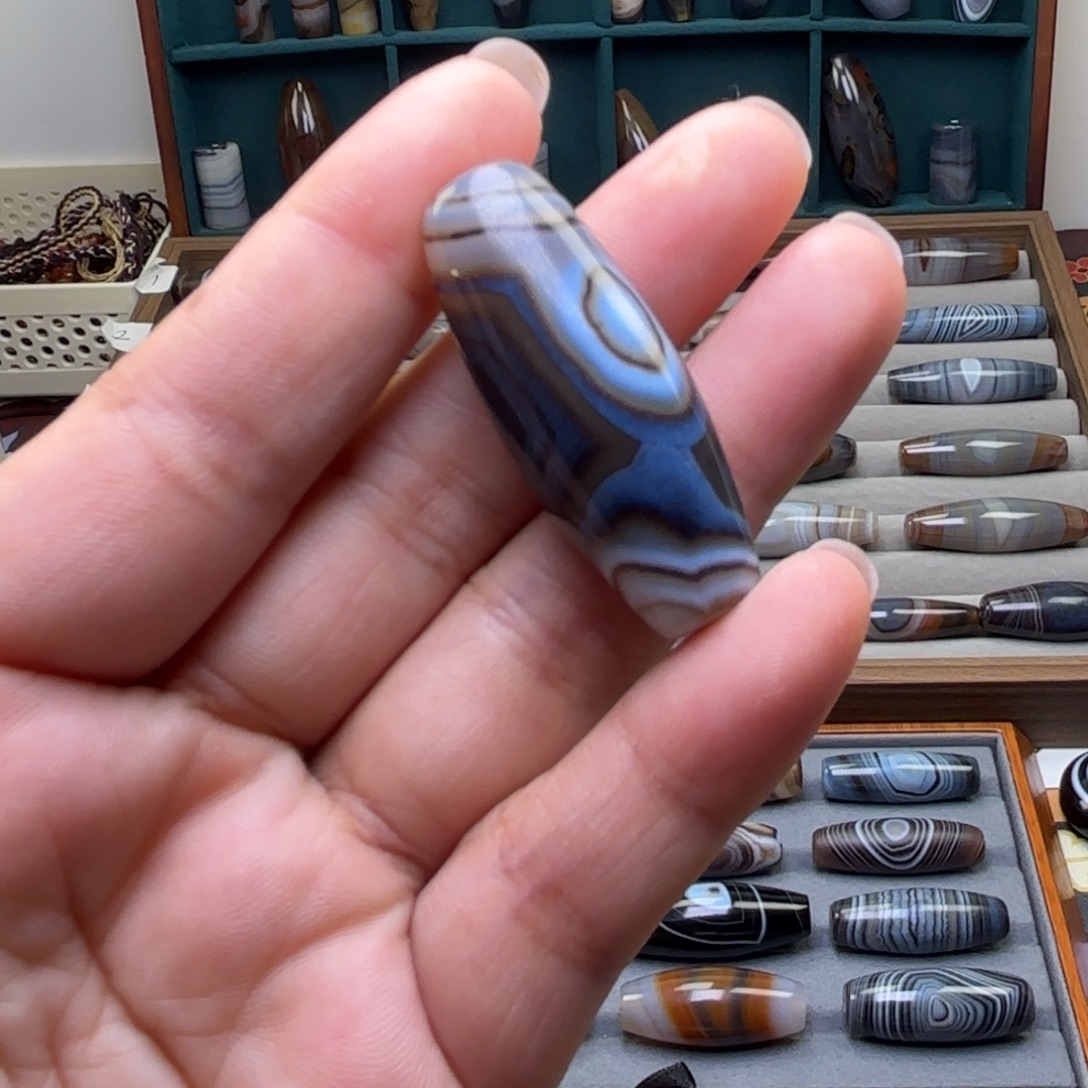 大***鱼玛瑙/玉髓未镶嵌颈饰