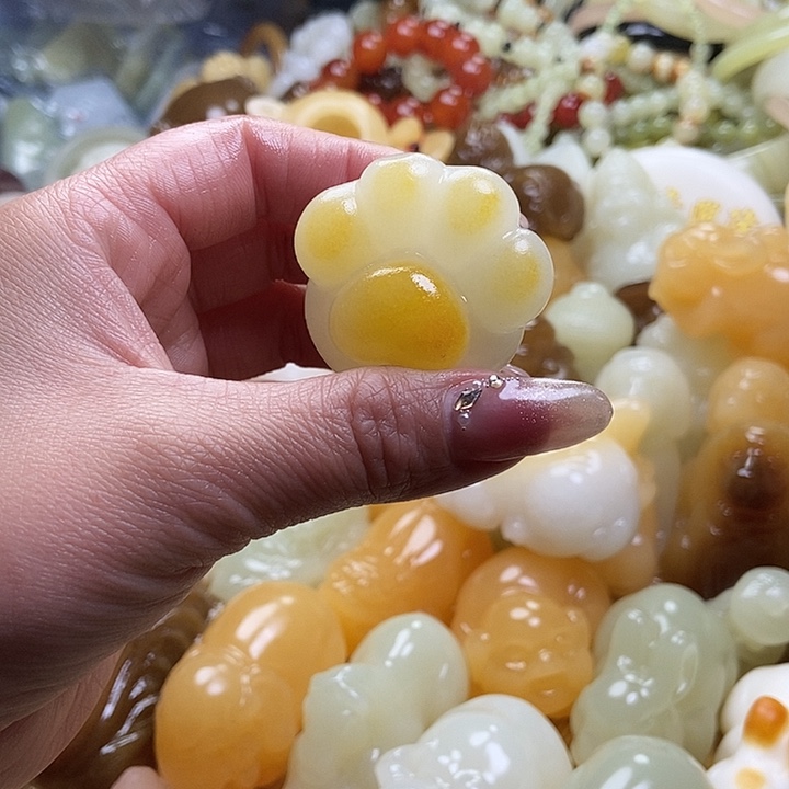 完全开放手把件抓