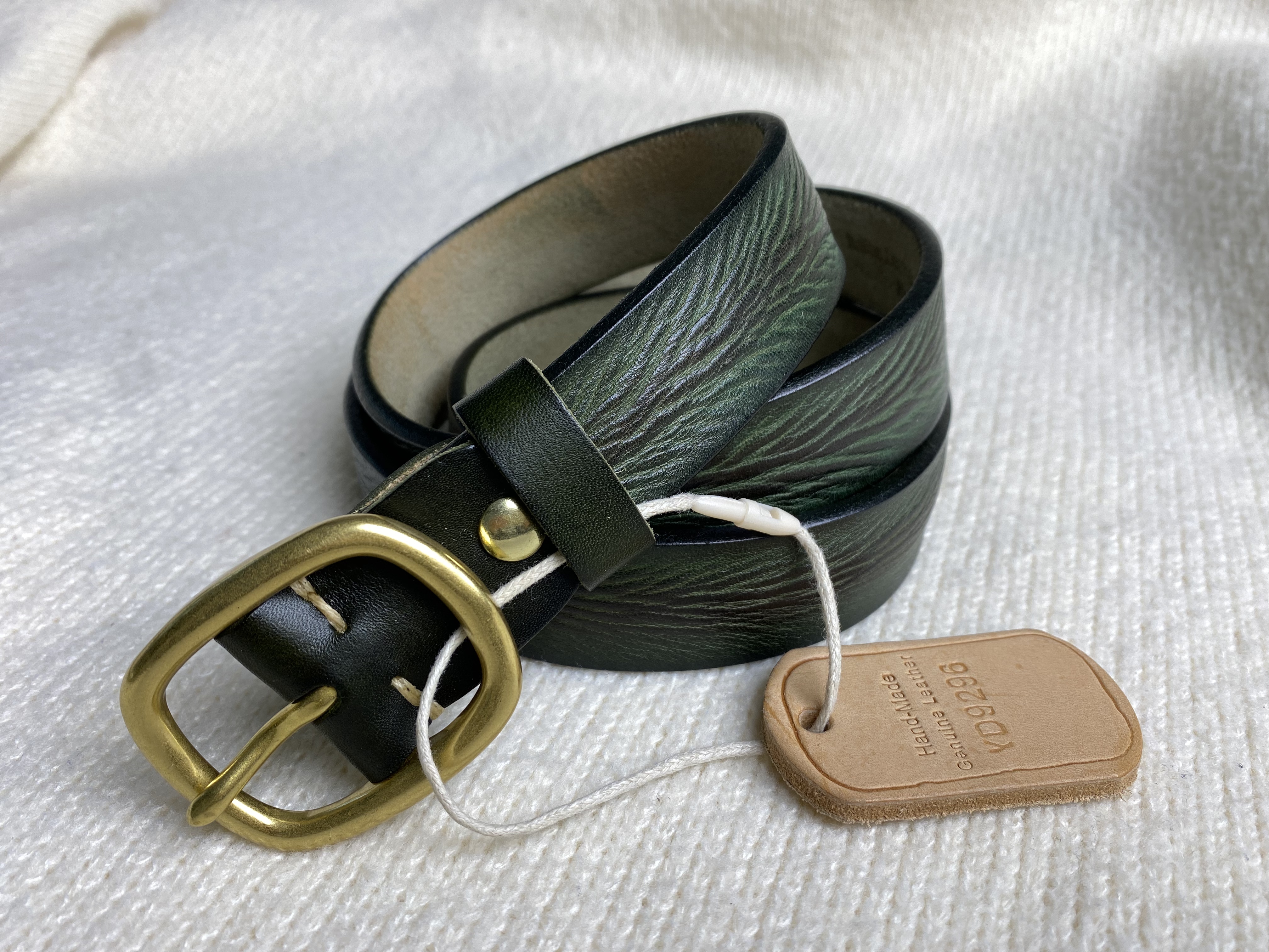 高端女士意大利植楺皮腰带3.0宽0095款铜日子扣牛仔休闲百搭腰带