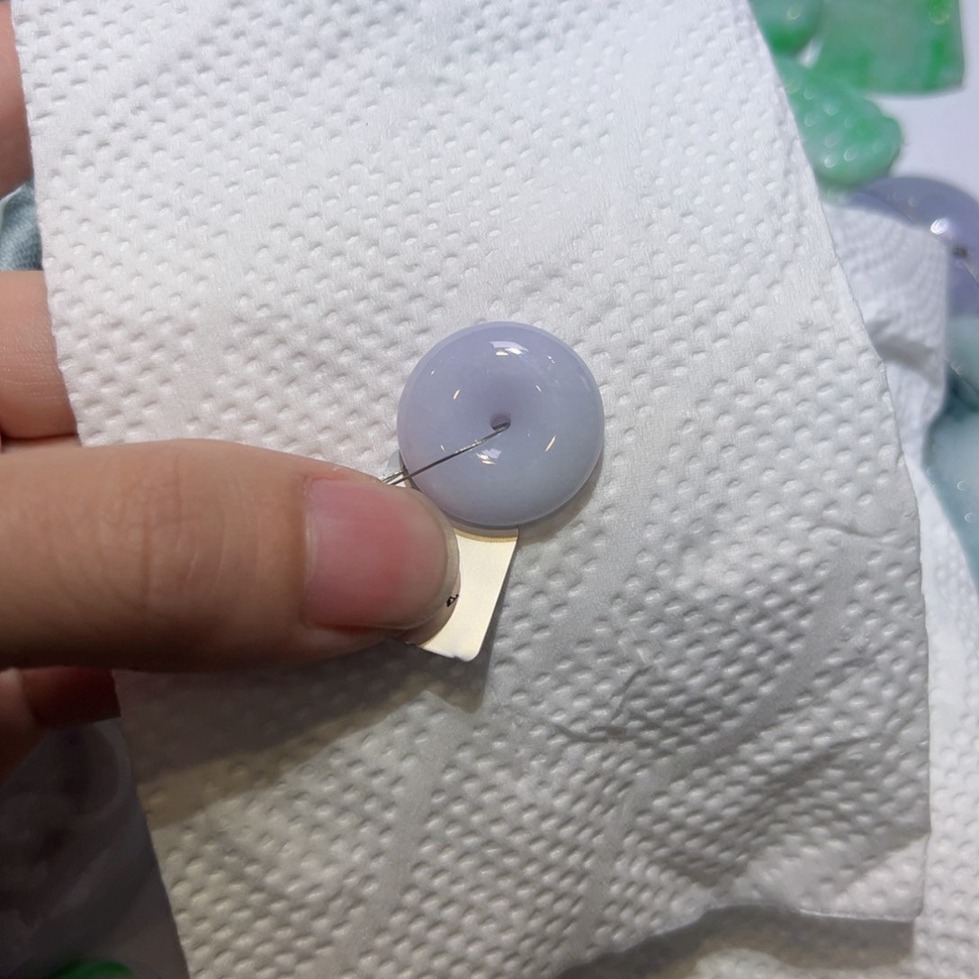 翡翠颈饰未镶嵌天然翡翠A货