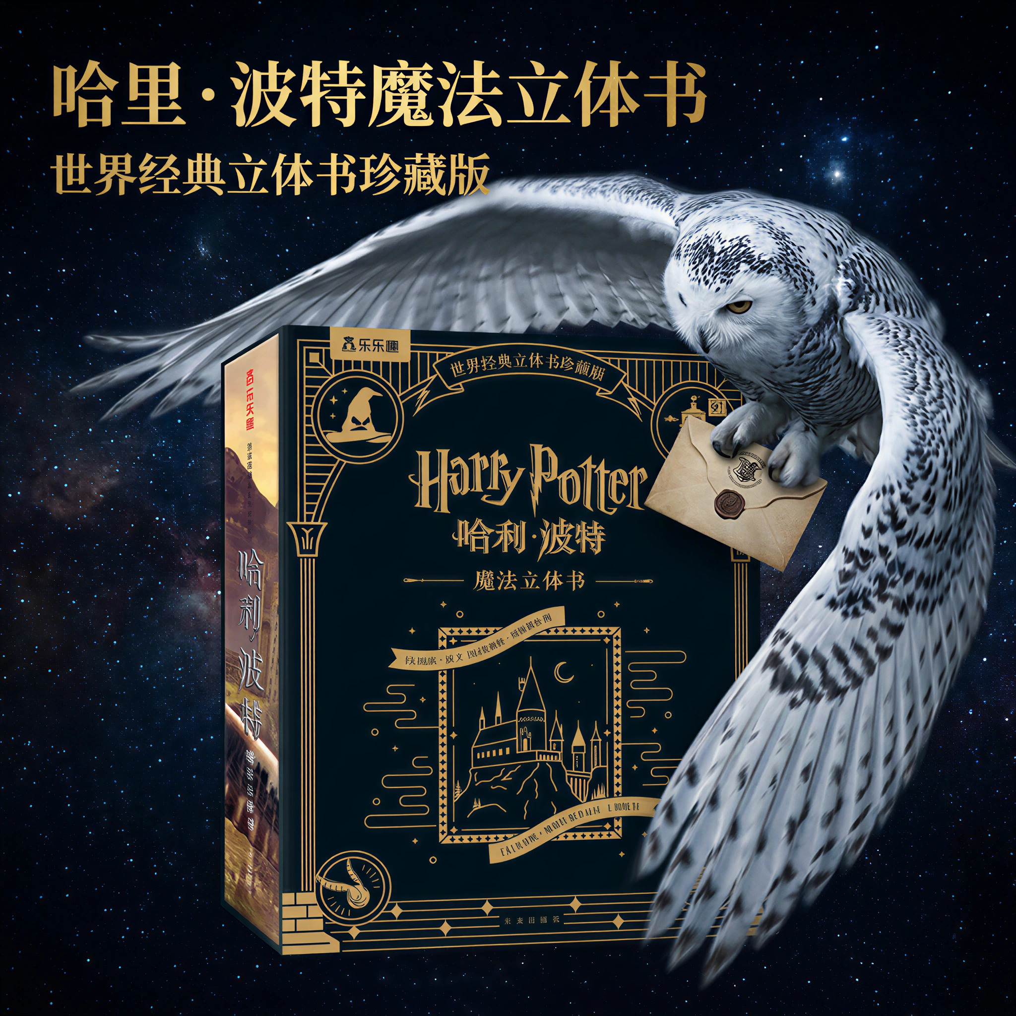 乐乐趣正版哈利波特官方正版故事经典珍藏纪念版立体书书籍典藏版