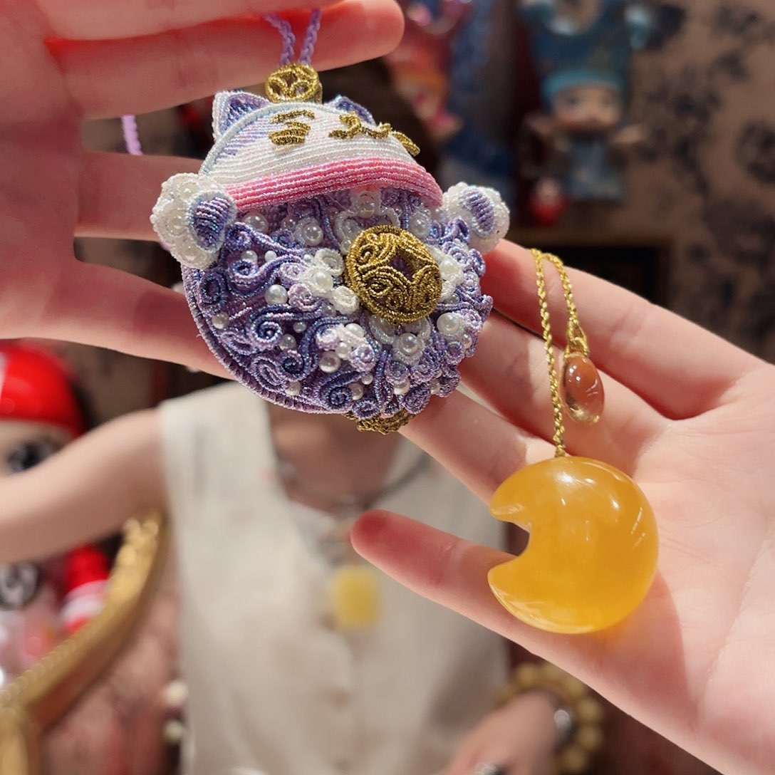 蜜蜡颈饰未镶嵌挂件