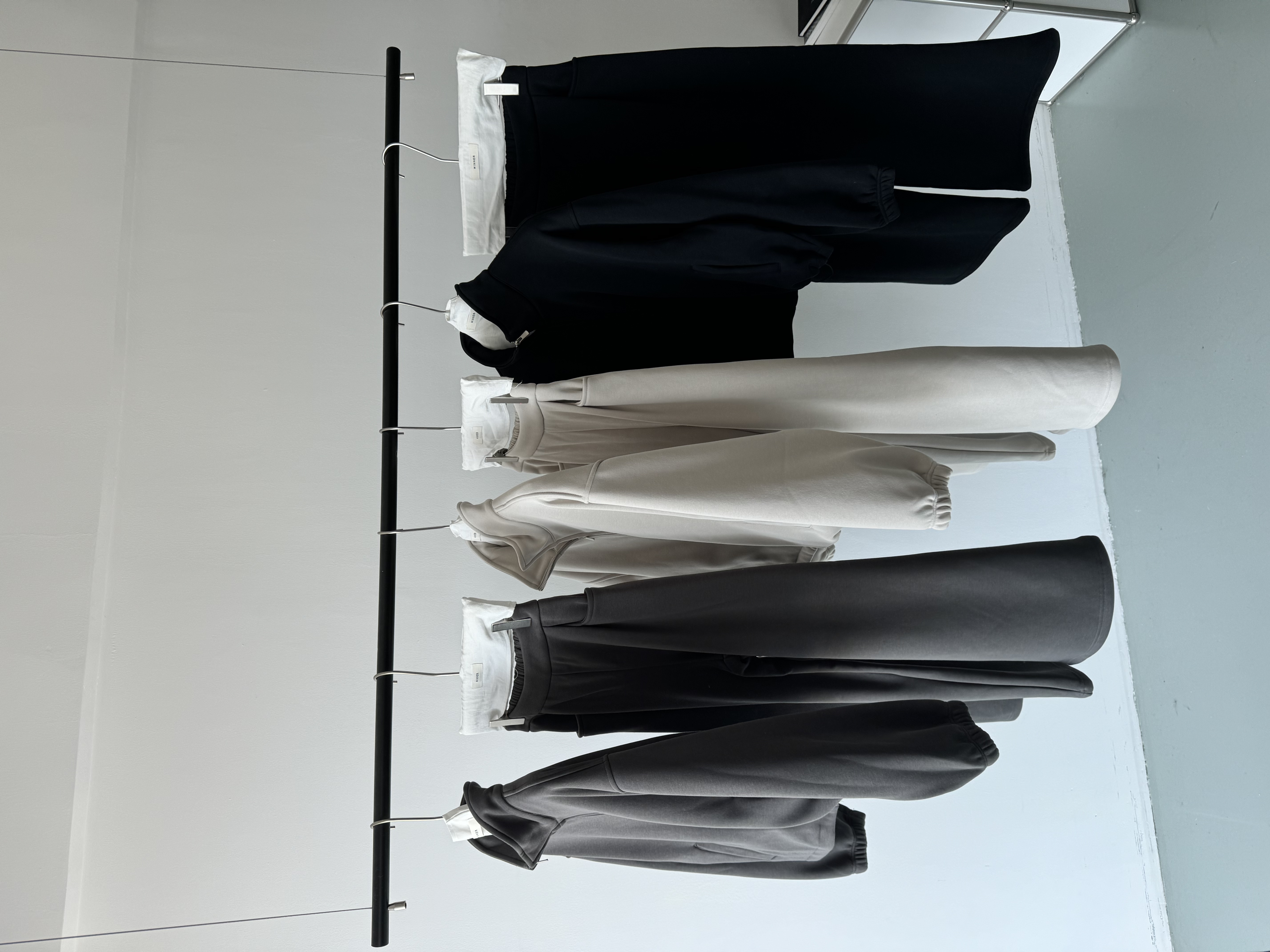 W 8230 休闲卫衣显瘦套装  w（衣长60，裤长102）