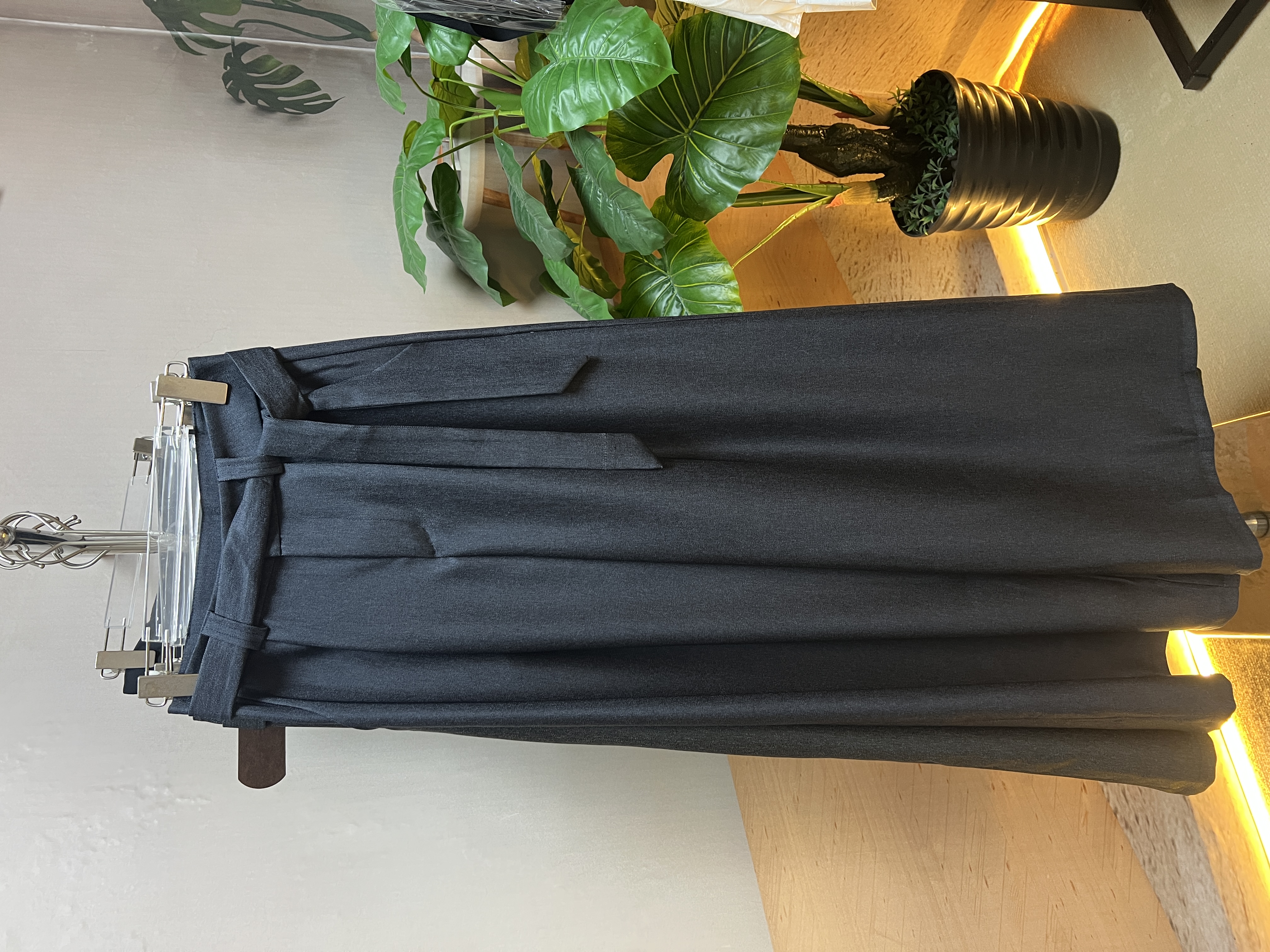 秋季新款阔腿裤直筒裤百搭老钱风女装