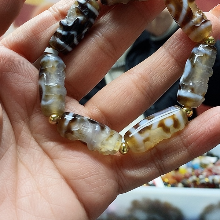 玛瑙/玉髓手链合金