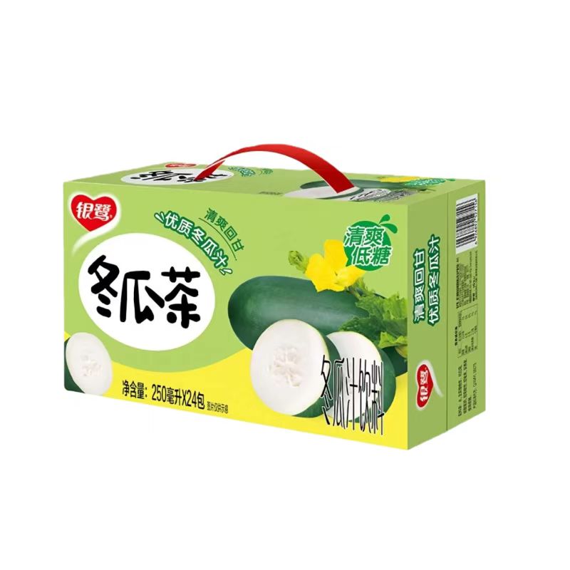 银鹭冬瓜汁清爽低糖优质冬瓜汁250ml*21瓶夏季饮料特价批发