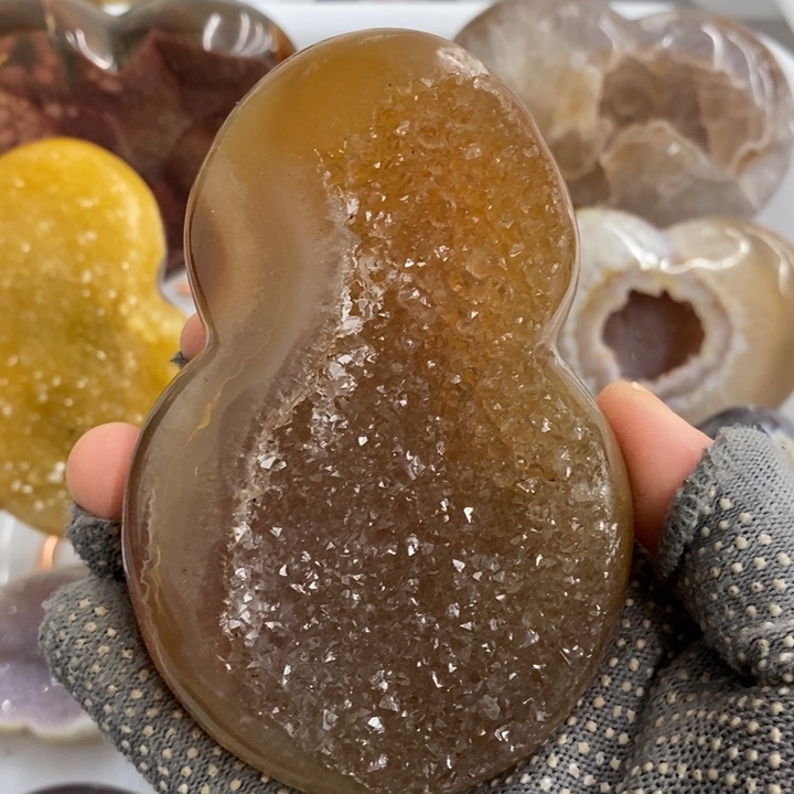 珠宝半成品未镶嵌紫晶