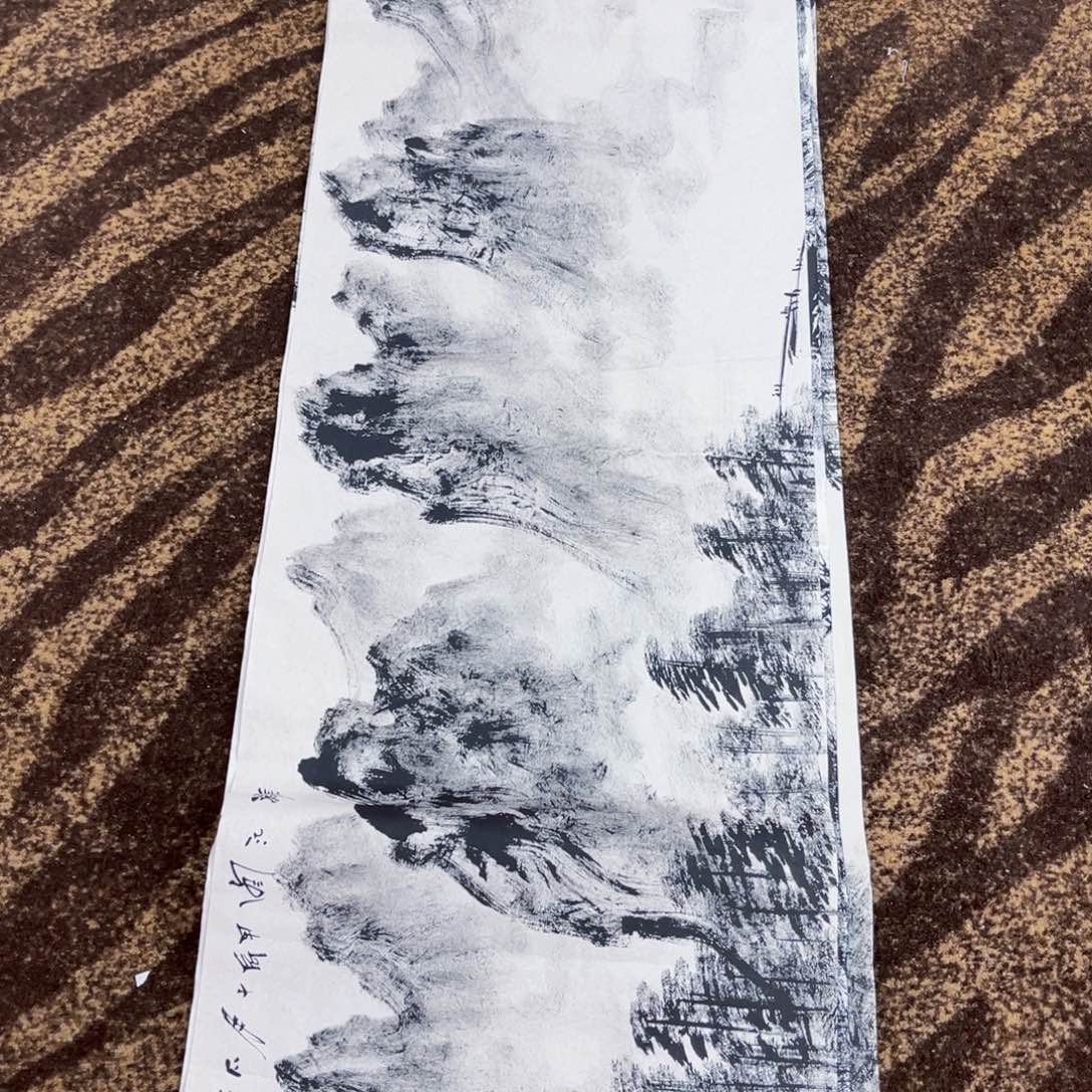 国画绘画作品在国内外