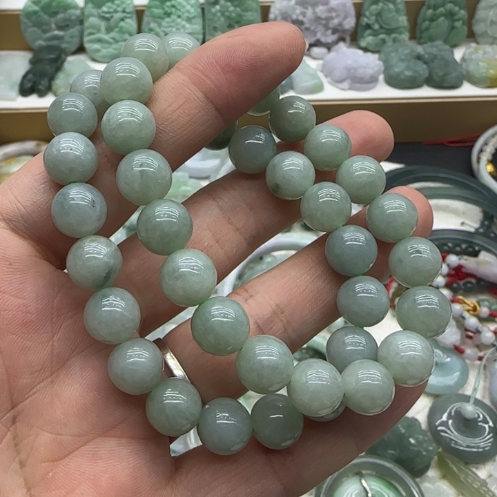 初****翡翠未镶嵌手链手串