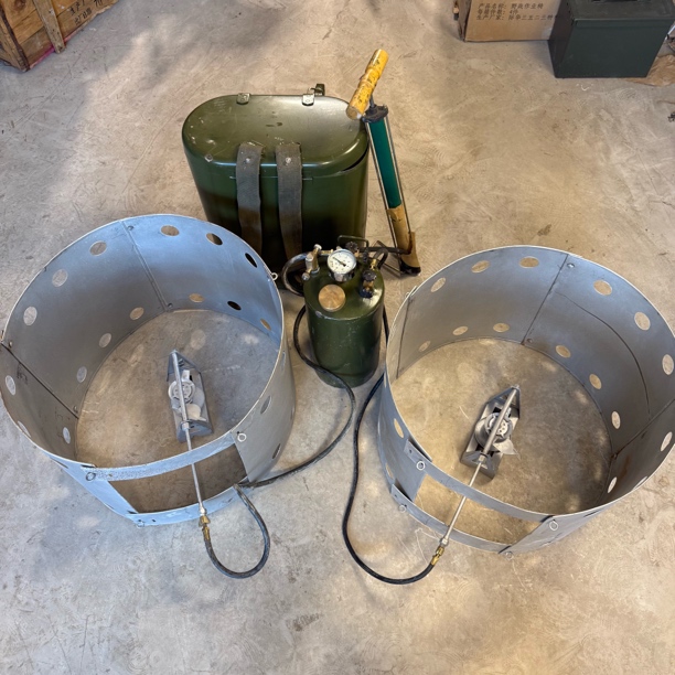 正品老货户外炊具双炉头双炉架
