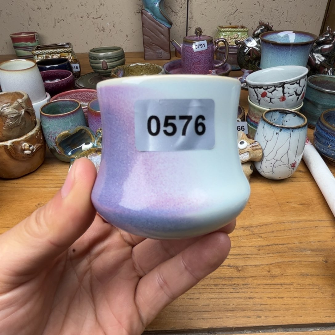 杯子钧瓷窑口自播原矿钧瓷4