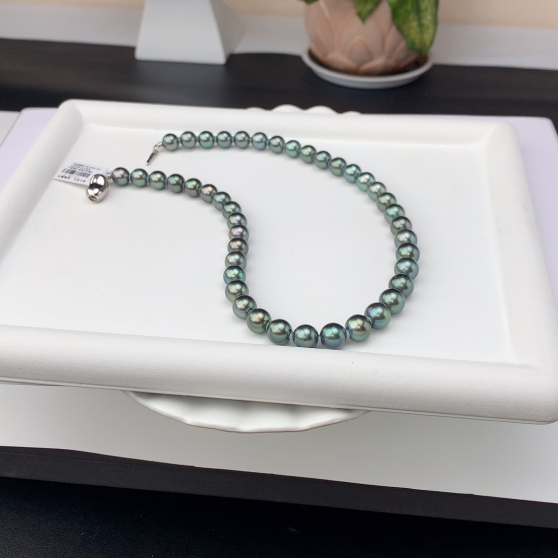 海水珍珠颈饰银S925镶嵌