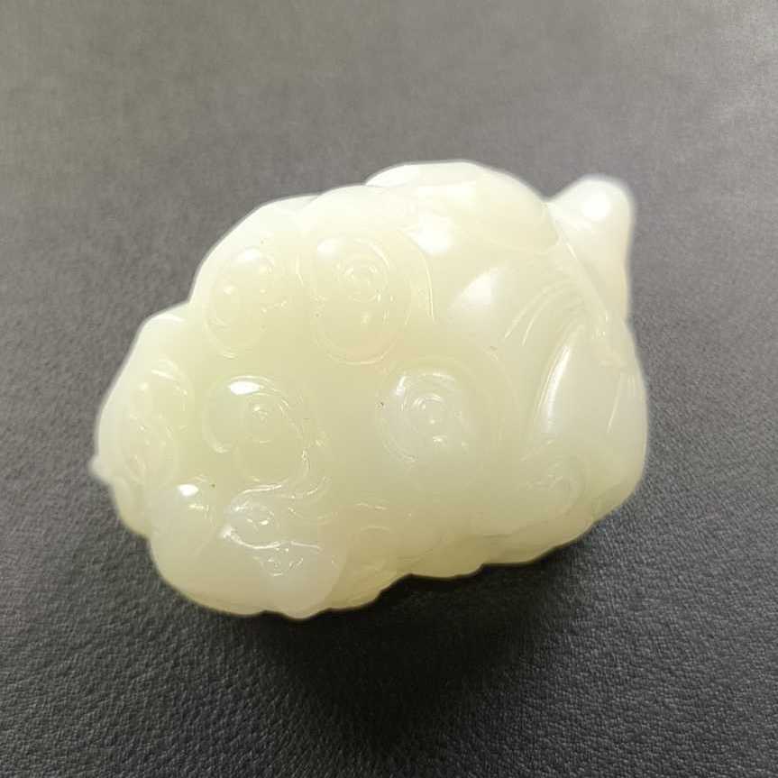 YT0115FVV062 玉质多子多福雕件