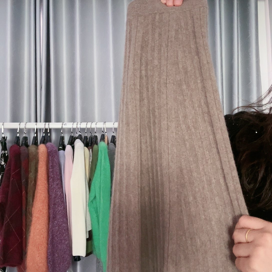 驼色百褶111111111