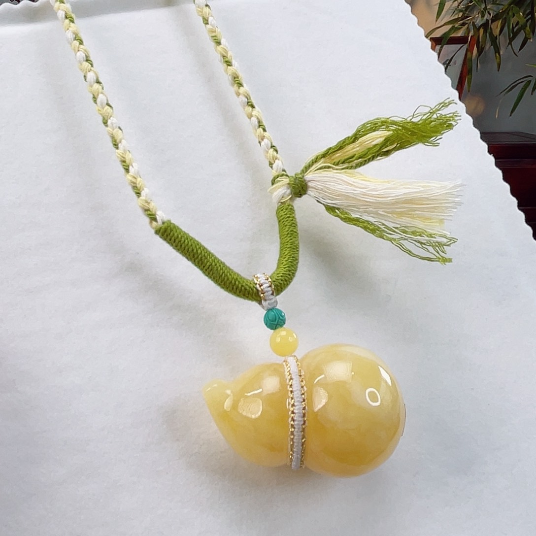 蜜蜡颈饰未镶嵌蜜蜡