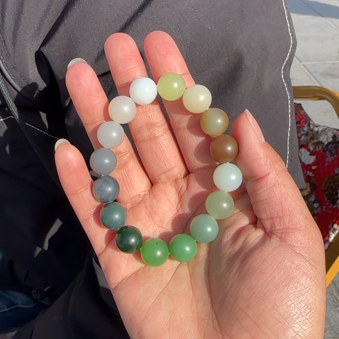 和田玉手串未镶嵌