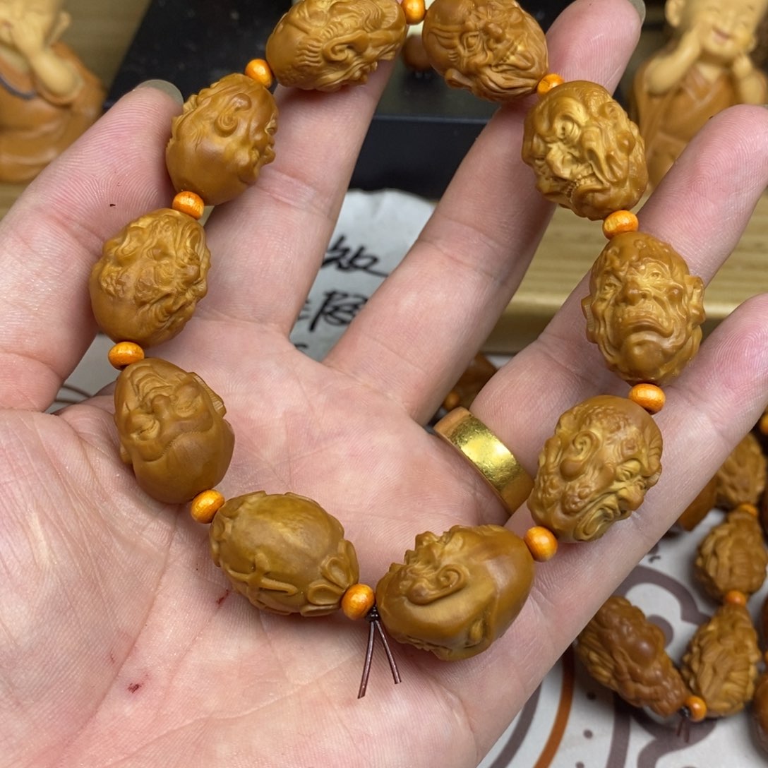 橄榄核手串/手链橄榄核橄榄核雕刻强