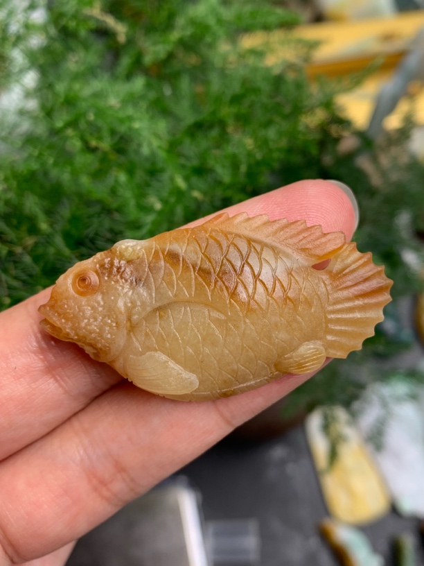 天然缅甸翡翠A货特色鱼骨