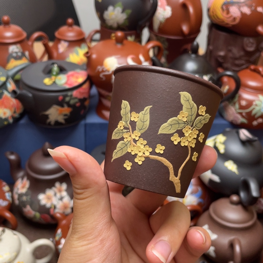 茶杯紫砂紫砂主人杯100cc