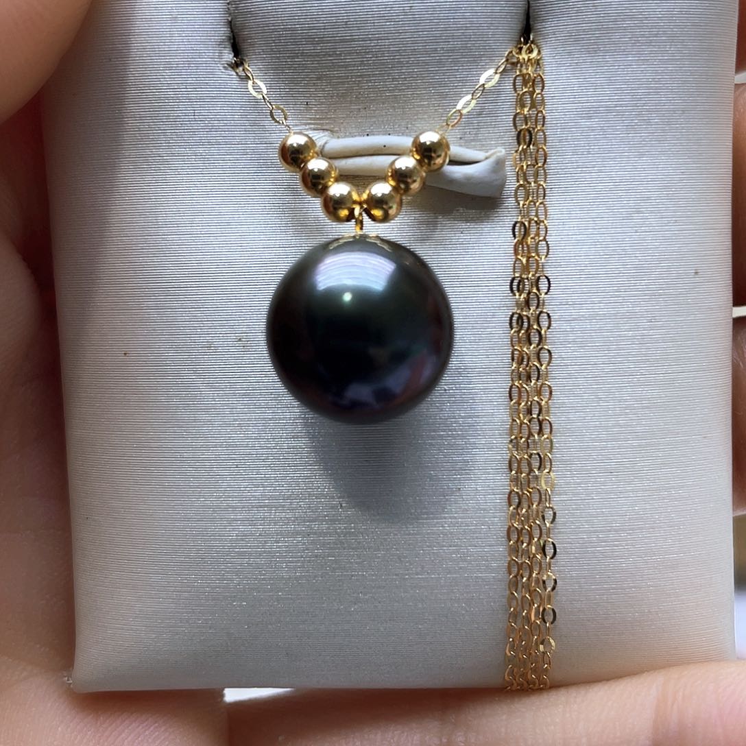 海水珍珠颈饰18K金镶嵌