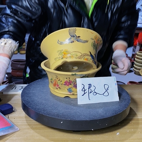 紫砂花盆紫砂花盆