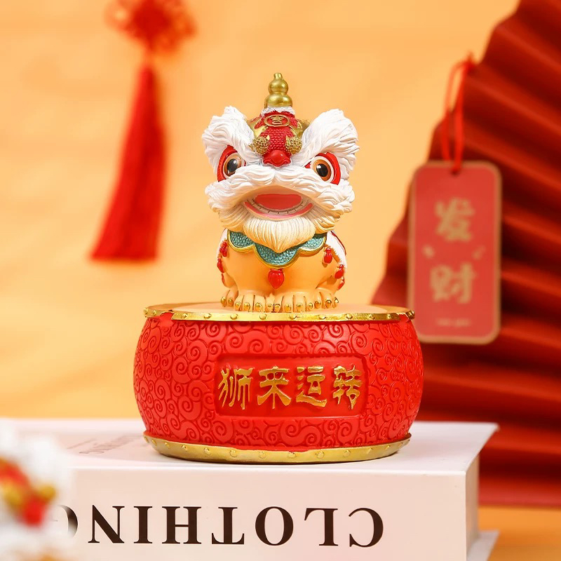 G023醒狮客厅桌面办公室茶几高级感烟盅