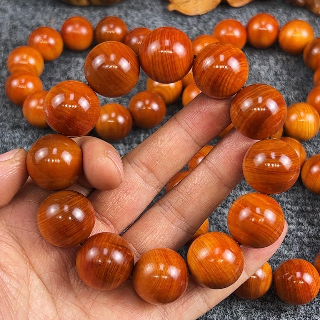 柏木太行崖柏玉石料塘心柿子红20