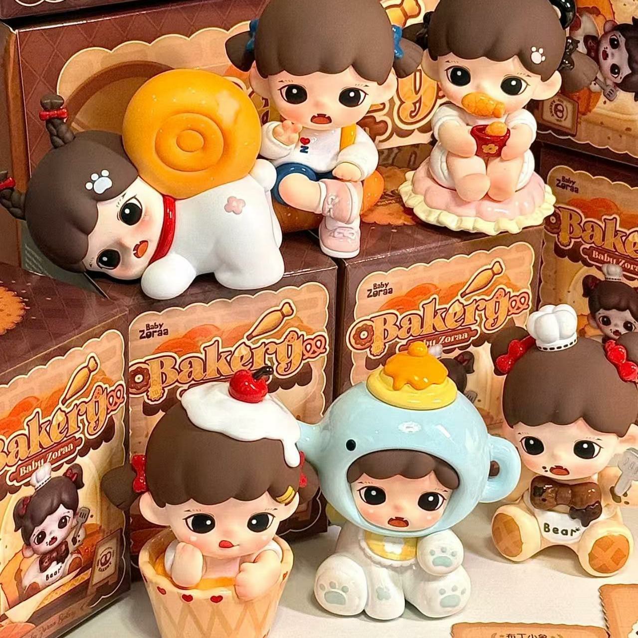 烘焙店系列手办盲盒  2  潮玩可爱公仔TNT