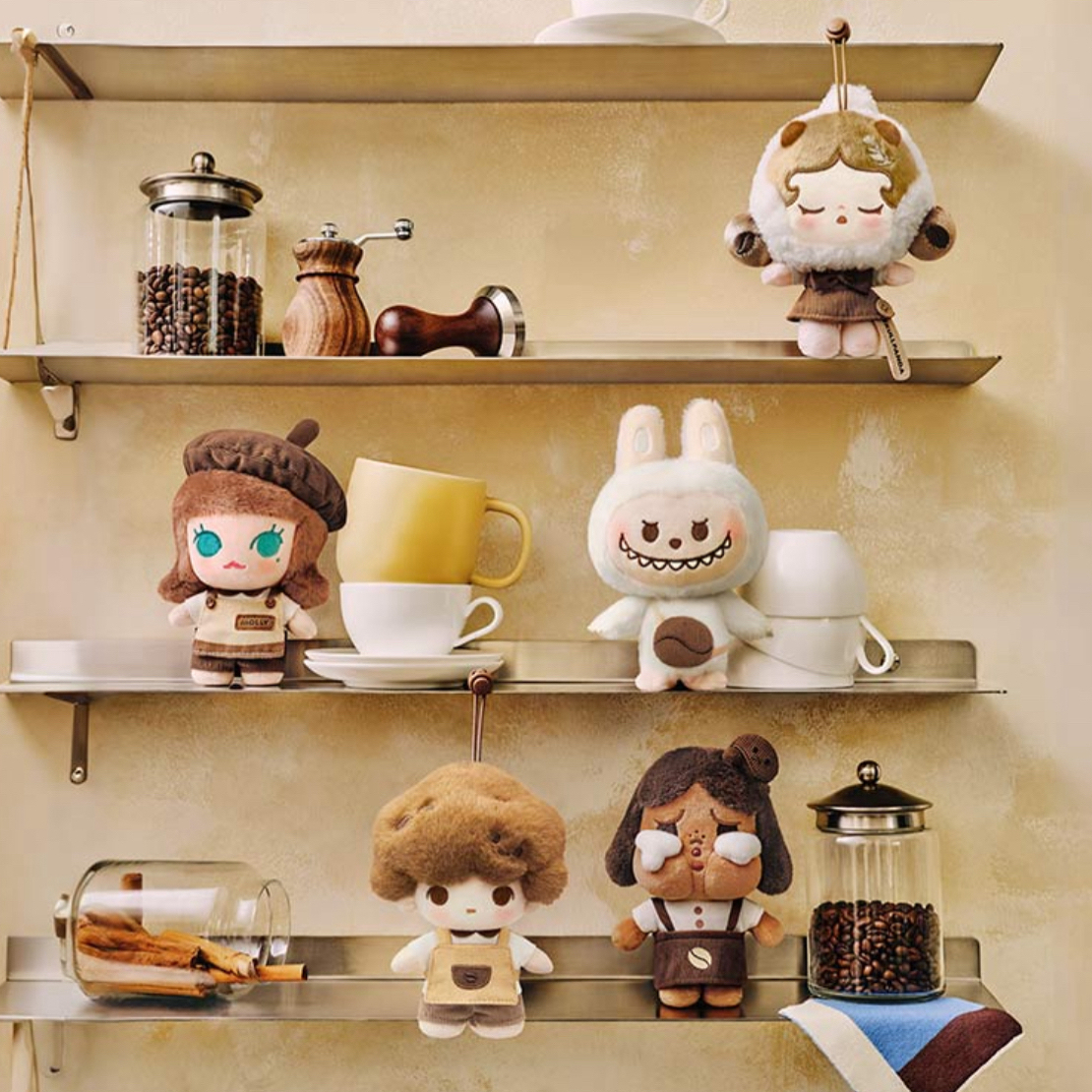 【Stone潮玩】pp萌粒 咖啡工厂毛绒系列