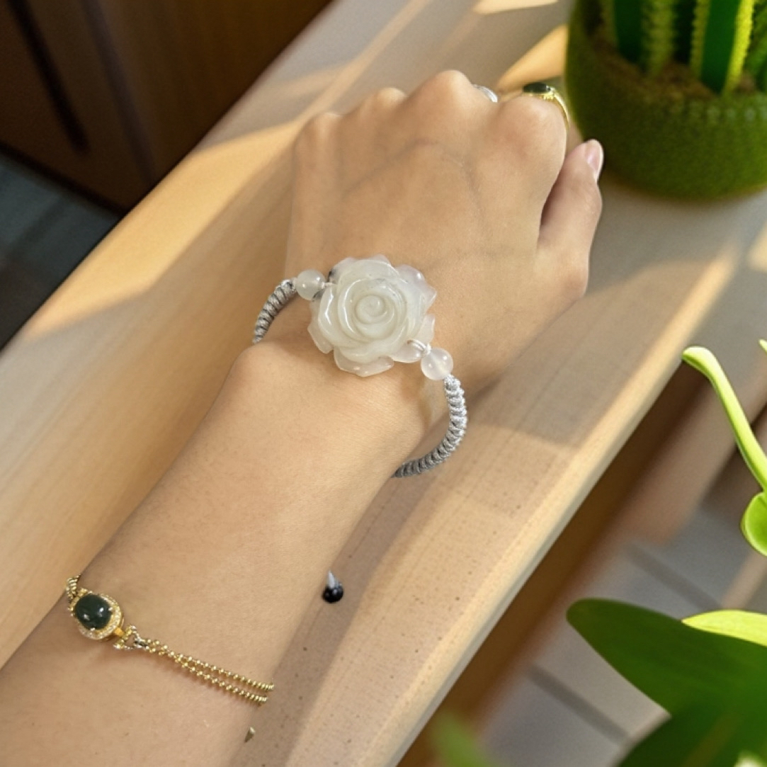 东大港水墨高冰玫瑰花手牌（多样性发货）